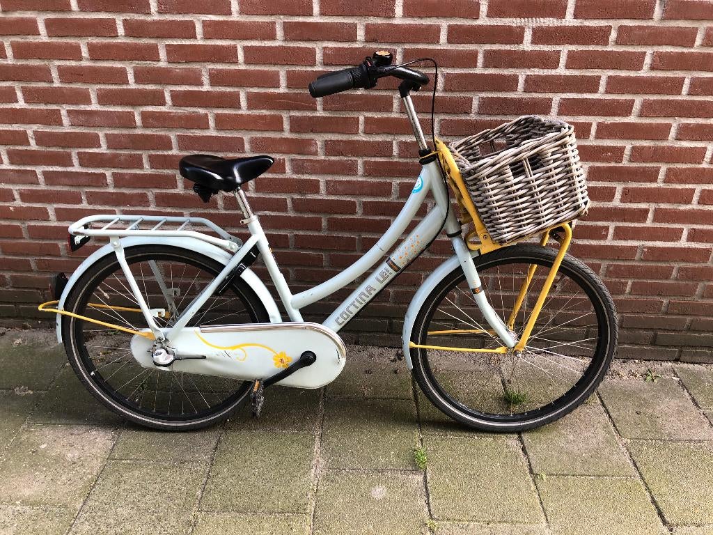 24 inch cortina meisjesfiets 70 euro, Fietsen en Brommers, Fietsen | Meisjes, Ophalen, Gebruikt, 24 inch, Versnellingen