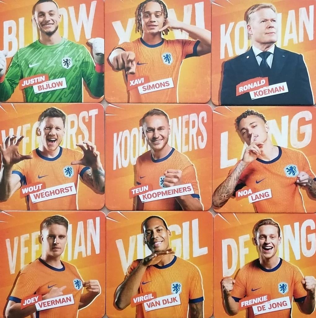 Oranje spelers kaarten, Albert Heijn, Ophalen