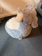 Groot Olifant Kussen met Zitvlak - Zacht en Comfortabel, Ophalen, Zo goed als nieuw, Olifant