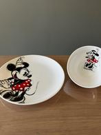 Leuke set Minnie Mouse bord en schaaltje Disney, Verzamelen, Disney, Ophalen of Verzenden, Mickey Mouse, Servies
