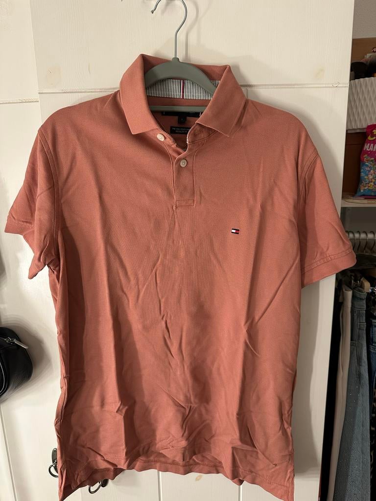 Tommy Hilfiger Polo, Verzenden, Zo goed als nieuw, Maat 46 (S) of kleiner, Roze
