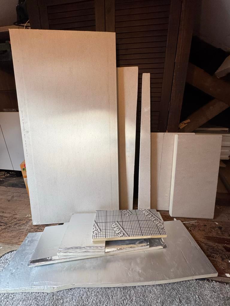 Diverse isolatieplaten, Ophalen, 4 tot 8 cm, Gebruikt, Hardschuim (Pir)