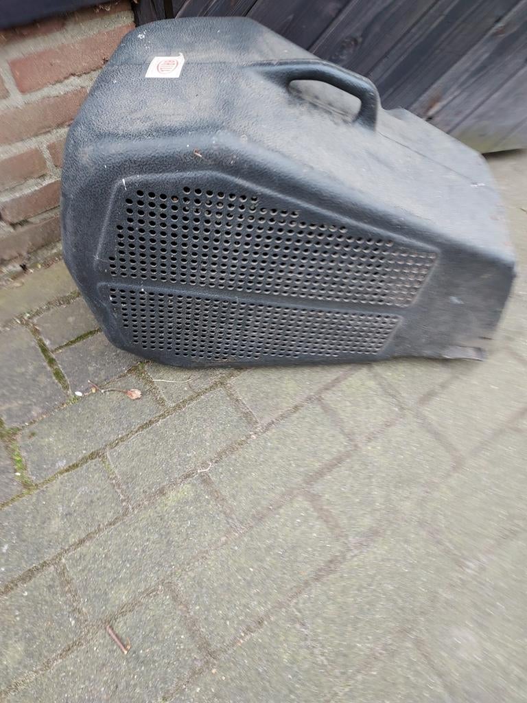 Gras opvanger bril grasmaaier, Ophalen