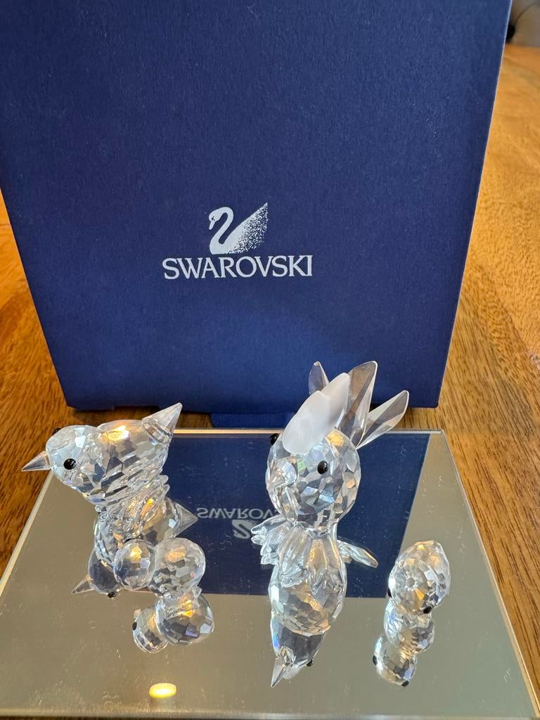 Swarovski kristallen beeldjes: vogel, konijn en kuiken, Ophalen, Zo goed als nieuw, Figuurtje