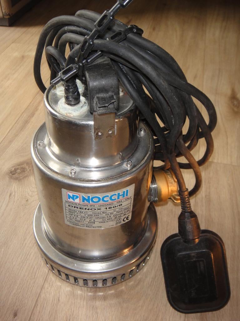 Dompelpomp Nocchi Drenox 160/8, Ophalen of Verzenden, Zo goed als nieuw, Elektrisch, Dompelpomp