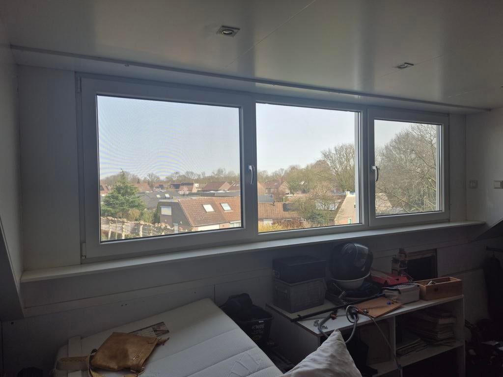 Kozijn / raam / draai kiep raam / kunstof / horren, Gevelraam of Ruit, Gebruikt, 80 tot 120 cm, Ophalen of Verzenden