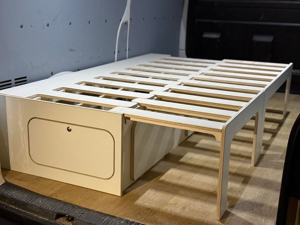 Bed bank combinatie campervan rondzit / u-zit, Caravans en Kamperen, Camper-accessoires, Ophalen of Verzenden