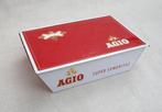 blik container (leeg) met schuifdeksel Agio 50 sigaren 590, Ophalen of Verzenden, Gebruikt, Tabaksdoos of Verpakking