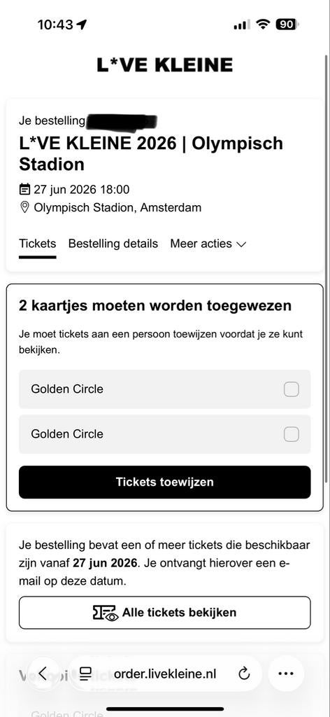 2x GOLDEN CIRKEL LIL KLEINE, Twee personen, Juni