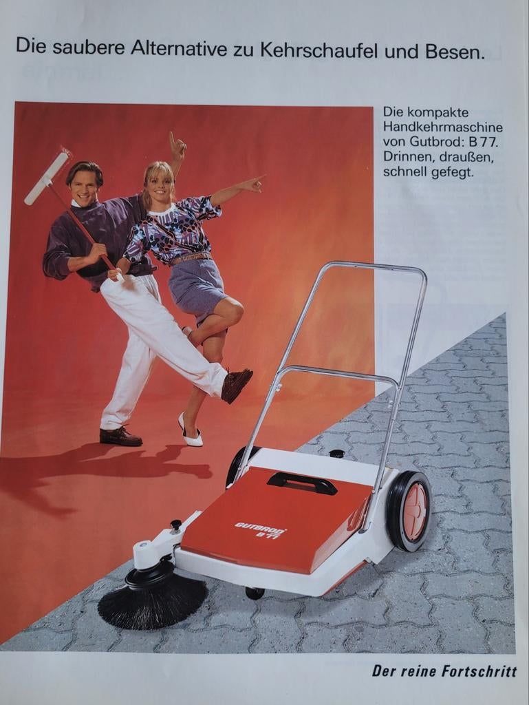 Folders van GUTBROD Veegmachines via dealer NIBM prima staat, Ophalen of Verzenden, Gebruikt, Gutbrod