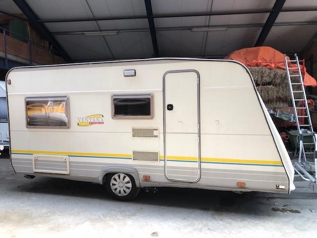 Burstner Ventana 440TS Caravan uit 1999 met mover en voorten, Rondzit, 750 - 1000 kg, Particulier, 6 tot 7 meter