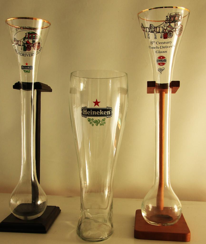 Bierglazen, Verzamelen, Biermerken, Ophalen, Zo goed als nieuw, Glas of Glazen, Heineken
