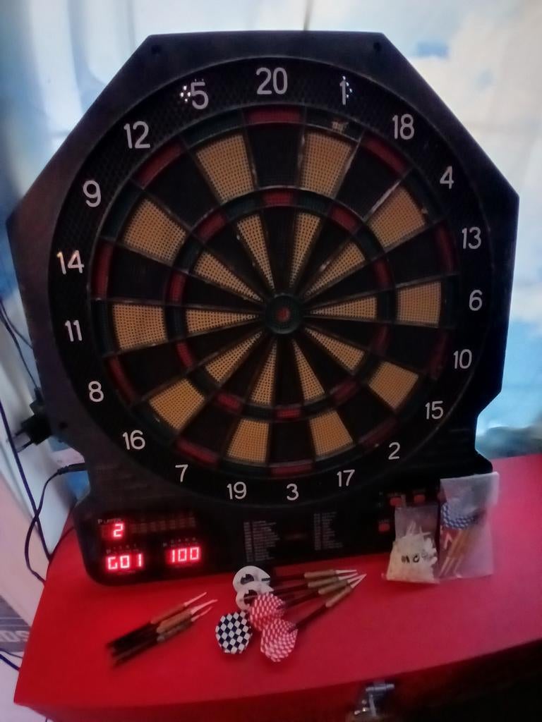 Elektronisch dartbord met soft tip pijlen, Ophalen of Verzenden