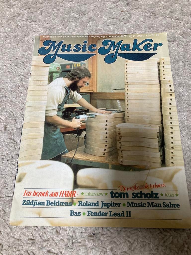 Music Maker Magazine - December 1979 - Fender, Tom Scholz, Ophalen of Verzenden, Gelezen, Muziek, Film of Tv
