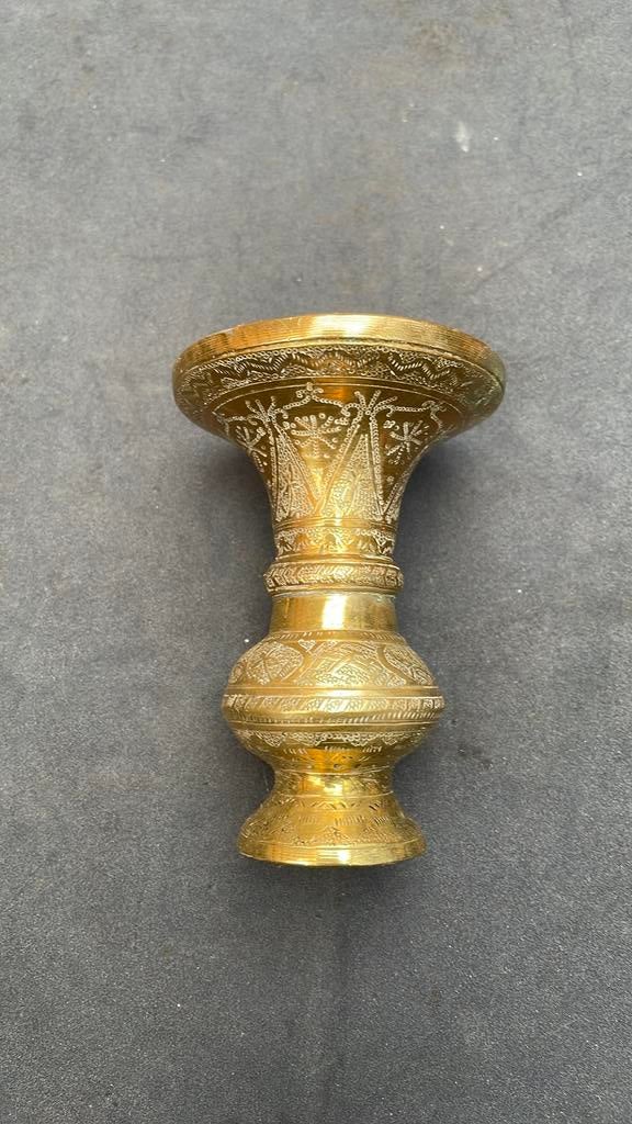 Antieke koperen kwispedoor Indonesië, Antiek en Kunst, Antiek | Koper en Brons, Ophalen of Verzenden, Koper