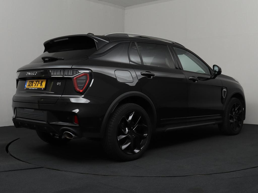 Lynk & Co 01 1.5 PHEV Black Edition | ACC | Pano | 360 Cam, Stof, Euro 6, Zwart, Plug-in hybride