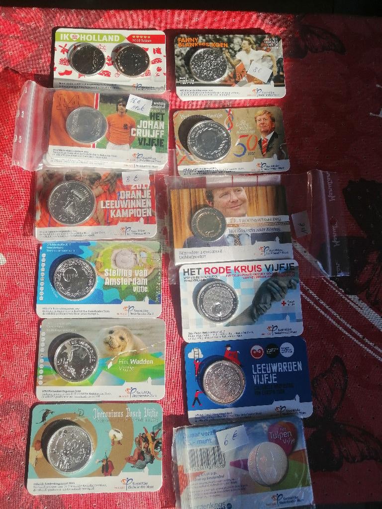 coincard Nederland, Ophalen of Verzenden, Vóór koninkrijk, Euro's, Setje