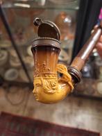 Antieke Art Nouveau Rookpijp met Vrouwenhoofd, Gebruikt, Onbekend@rook.dr, Onbekend, Ophalen of Verzenden