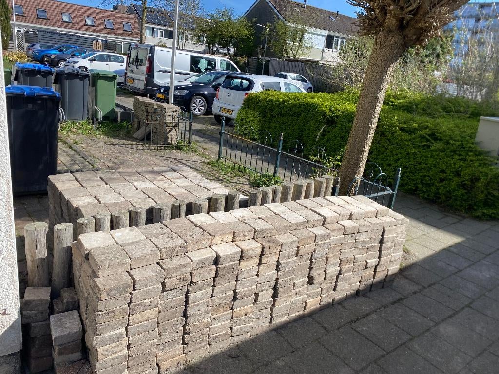 GRATIS tegels, Tuin en Terras, Tegels en Klinkers, Ophalen, Gebruikt, Terrastegels, Natuursteen