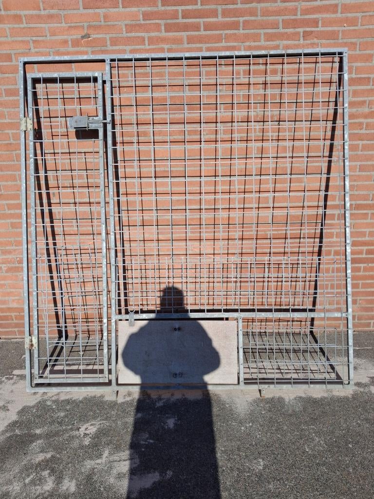 Kennelpanelen, Tuin en Terras, Tuinpoorten, Ophalen of Verzenden, Hout, 200 cm of meer, Draaipoort