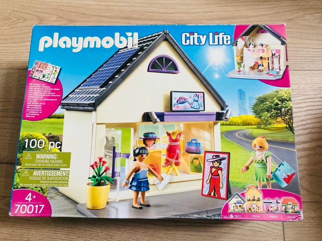 Playmobil 70017 Kledingwinkel, Ophalen of Verzenden, Zo goed als nieuw, Complete set