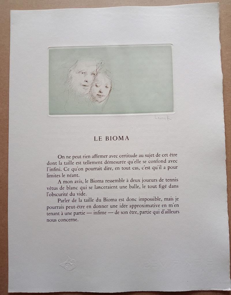 Leonor Fini Ets Le Bioma 1975, Ophalen of Verzenden