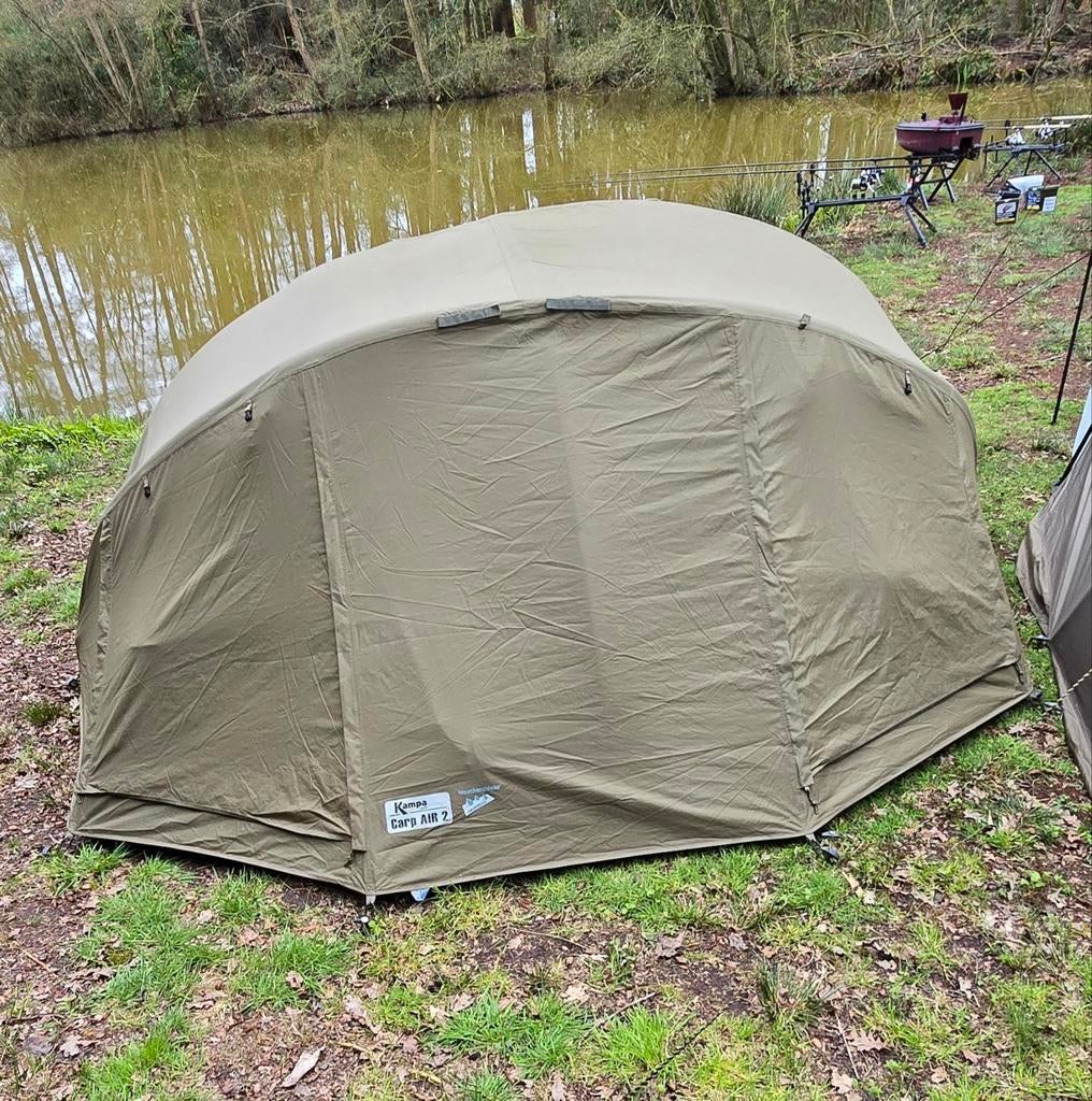 Kampa Air 2 man opblaasbare bivvy met overwrap en grondzeil, Watersport en Boten, Ophalen of Verzenden, Zo goed als nieuw, Overige typen