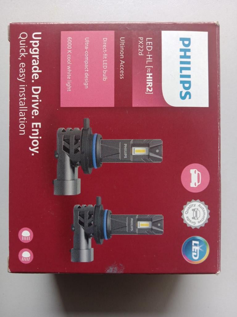 Philips HIR2 LED lampen voor Toyota Auris 2013-2017, Auto-onderdelen, Verlichting, Ophalen of Verzenden, Nieuw, Toyota
