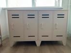 Woood lockerkast laag wit, Ophalen, Gebruikt