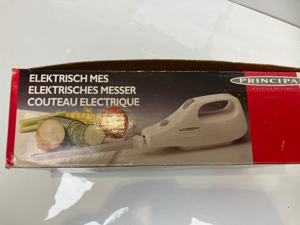 Elektrisch mes, Ophalen, Zo goed als nieuw