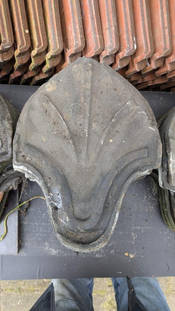 Zeldzame Oegstgeester dakpan / Beverstaart pannen, Doe-het-zelf en Verbouw, Dakpannen en Dakbedekking, Steen of Klei, Ophalen of Verzenden