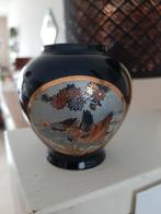 Vintage Japans vaasje met eenden en bloemmotief, Ophalen of Verzenden