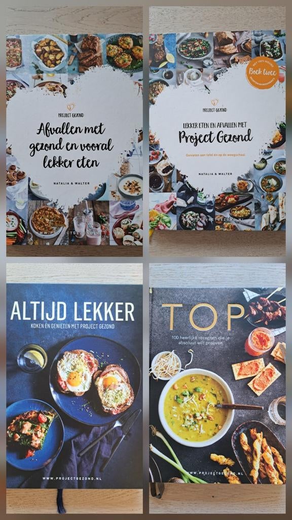 4x Project Gezond, Boeken, Kookboeken, Zo goed als nieuw, Gezond koken, Ophalen of Verzenden