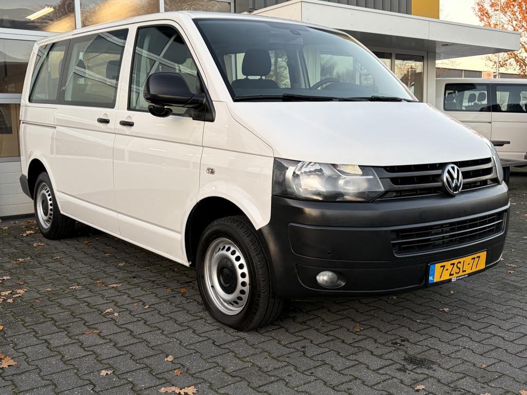 Volkswagen Transporter Kombi 2.0 TDI DSG Automaat L1H1 BTW e, Euro 5, Stof, Gebruikt, Zwart