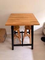 Tafel + krukken te koop!, Ophalen, Zo goed als nieuw