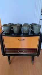 8 Xenos koffiemokken groen, Ophalen, Aardewerk, Overige stijlen, Kop(pen) en/of Schotel(s)