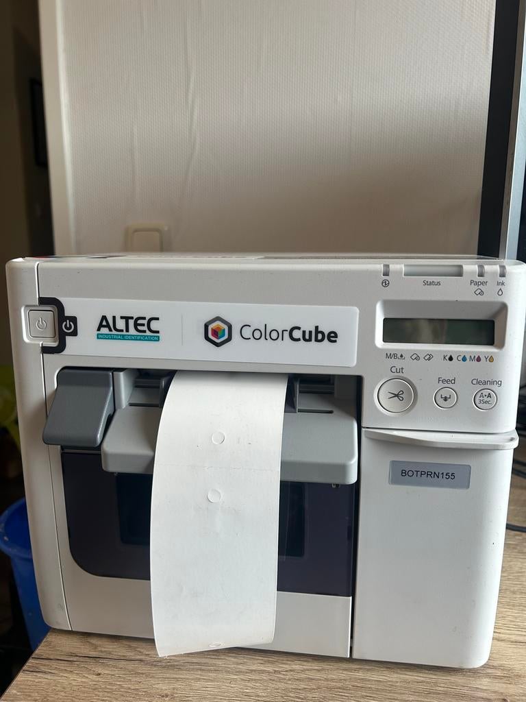 Industriële label printer Altec Colortype met veel extra, Computers en Software, Printers, Ophalen of Verzenden, Zo goed als nieuw