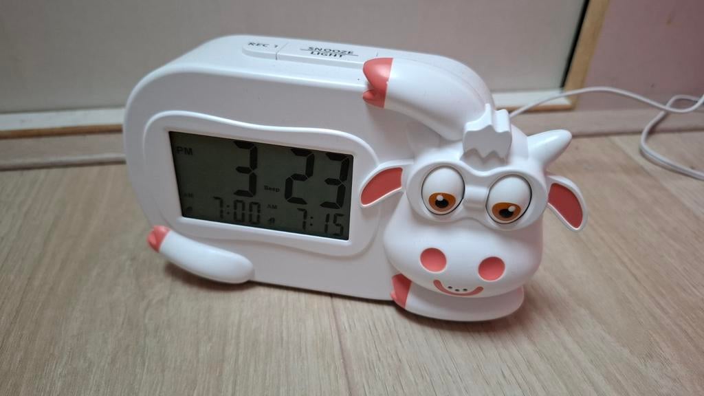 Slaapwekker EcoToys Koe, Witgoed en Apparatuur, Wekkers, Ophalen of Verzenden