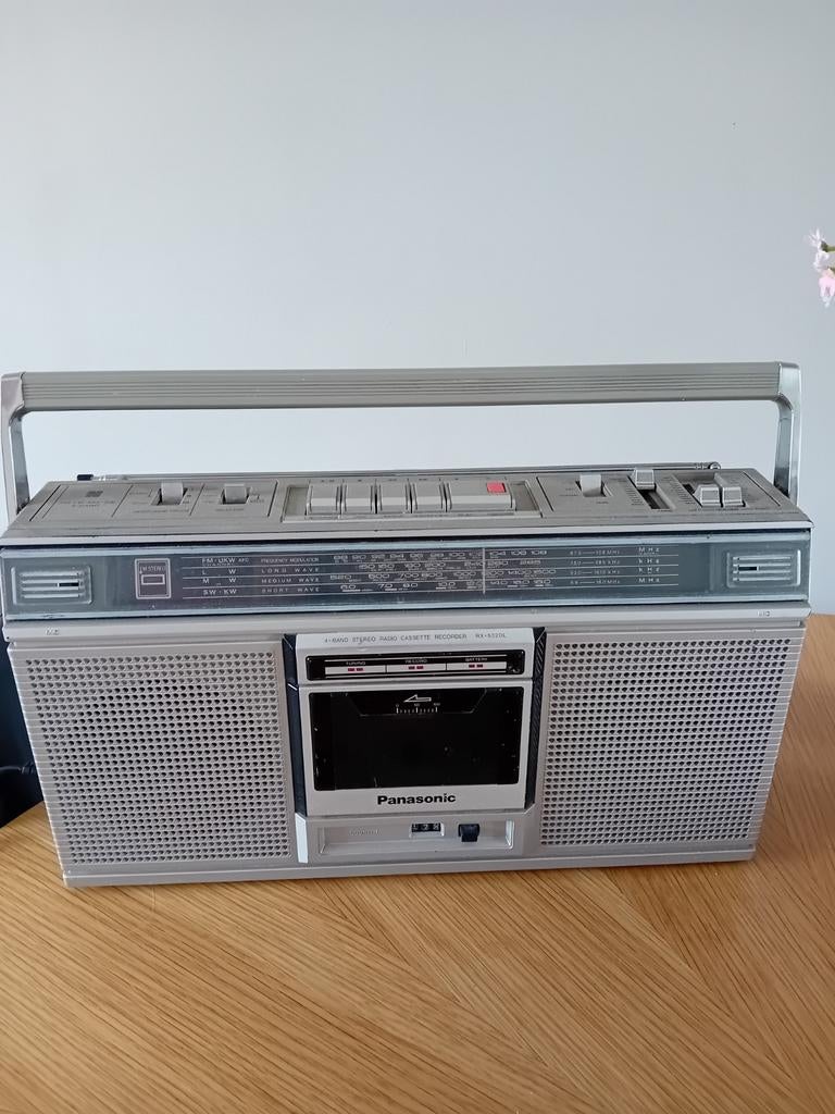 Vintage Panasonic RX-1920L Radio Cassette Recorder, Ophalen of Verzenden, Gebruikt, Radio