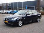 BMW 5-serie 523i Business Line Leder Nap Aut. Pdc Navi, Achterwielaandrijving, Blauw, Bedrijf, 1500 kg