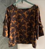 La Fee Maraboutée blouse met bloemenprint en schulprand mouw, Kleding | Dames, Blouses en Tunieken, Ophalen of Verzenden, Gedragen