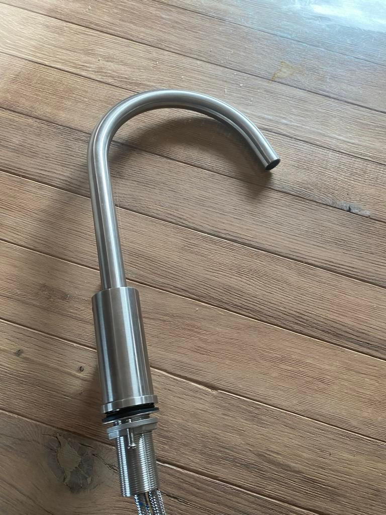 Lanesto meng keukenkraan, Doe-het-zelf en Verbouw, Sanitair, Ophalen, Nieuw, Rvs, Kraan