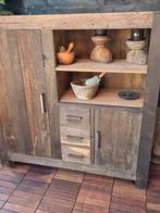 Old barn Wood (peeperkorn) kast, Ophalen, Zo goed als nieuw, 25 tot 50 cm, 100 tot 150 cm