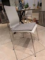 Eettafel met 4 stoelen, Huis en Inrichting, Tafels | Eettafels, Ophalen, Zo goed als nieuw, Glas, Vier personen