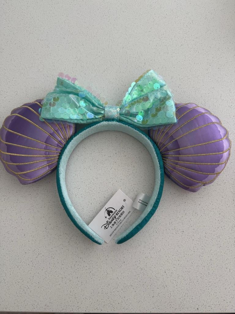 Disney Zeemeermin Haarband - Ariel Schelpen Oortjes, Ophalen of Verzenden, Nieuw