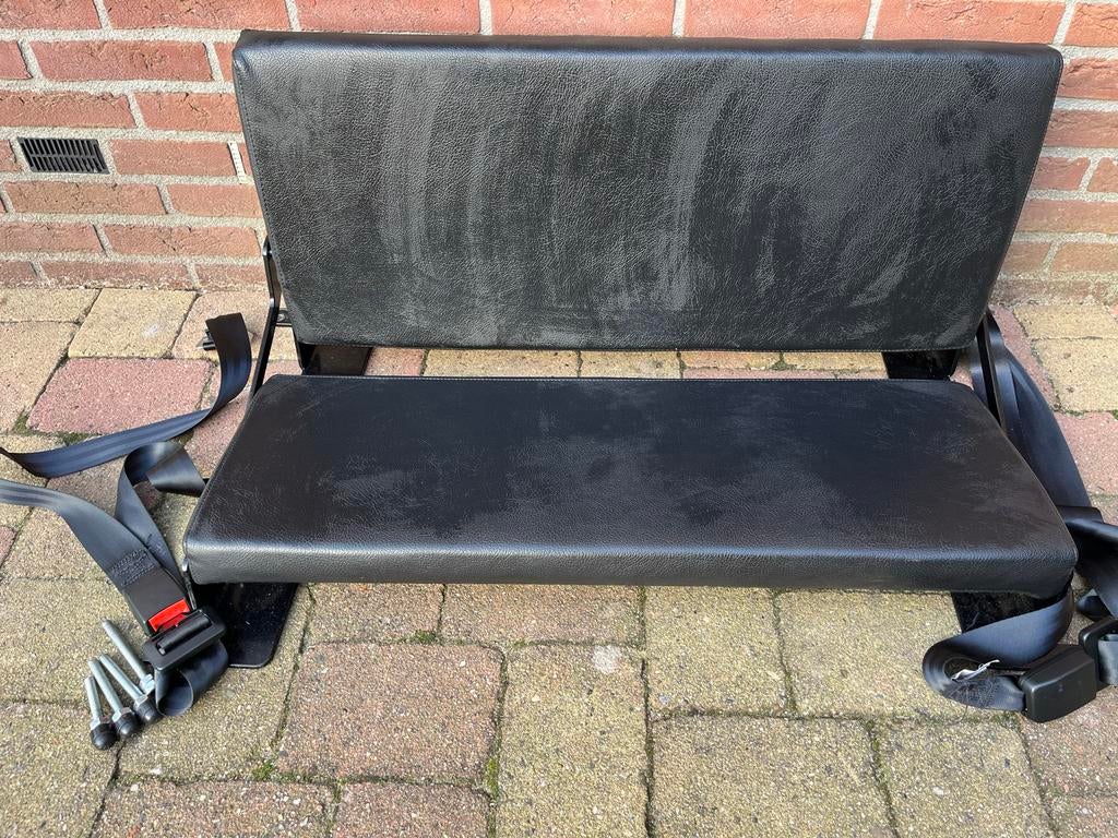 Universeel opklapbaar bankje met gordels voor auto, Ophalen, Gebruikt, Universele onderdelen