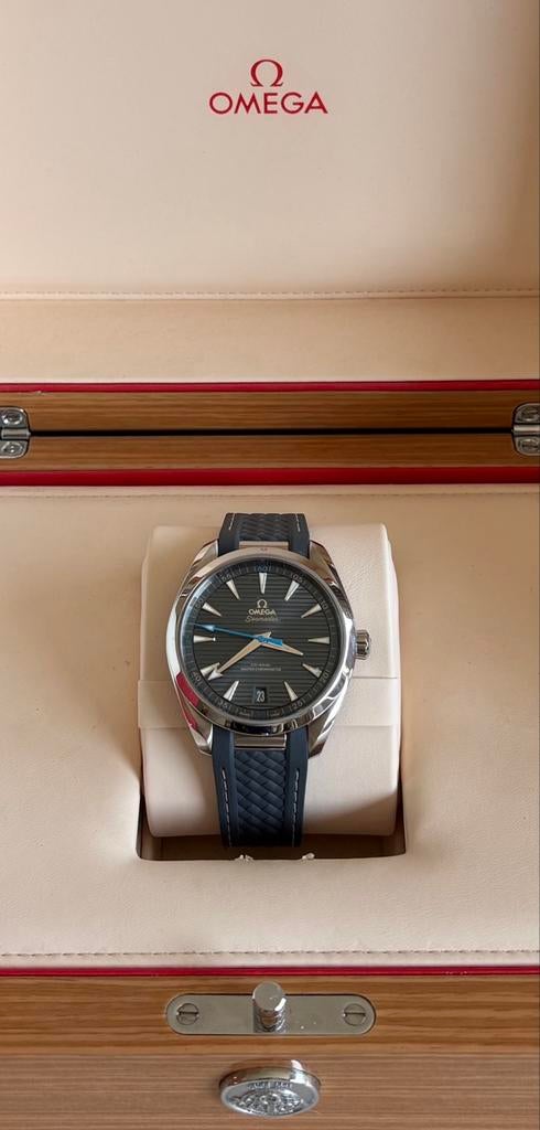 Full-Set 41MM Omega Seamaster Aqua Terra Master Chronometer, Staal, Staal, Polshorloge, Ophalen of Verzenden
