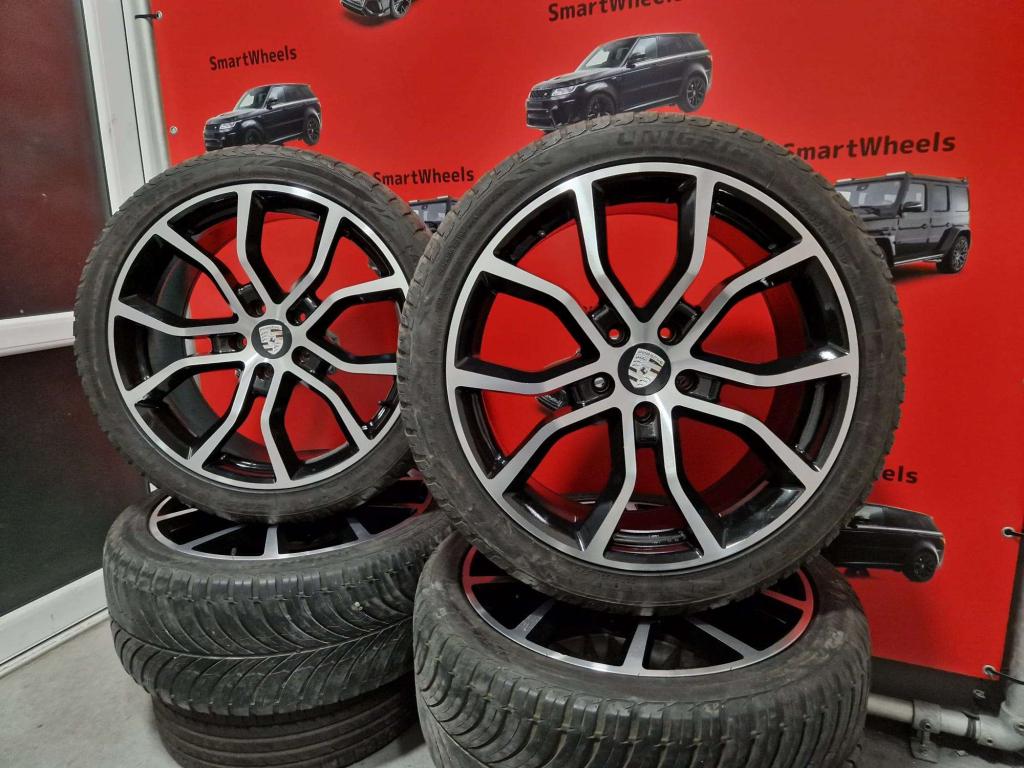 21 inch PORSCHE CAYENNE PANAMERA GTS TURBO VELGEN BANDEN, Niet ingevuld, 295 mm, Banden en Velgen, Niet ingevuld