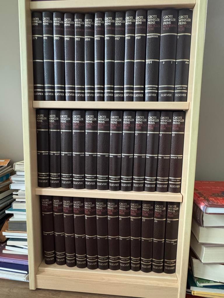 Grote Winkler Prins Encyclopedie 8e druk (complete set), Boeken, Ophalen, Zo goed als nieuw, Algemeen, Complete serie
