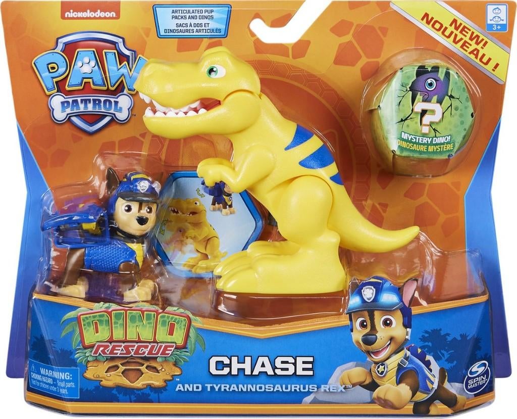 Paw Patrol | Dino Rescue Van 13 Voor 4, Kinderen en Baby's, Speelgoed | Actiefiguren, Nieuw, Ophalen of Verzenden